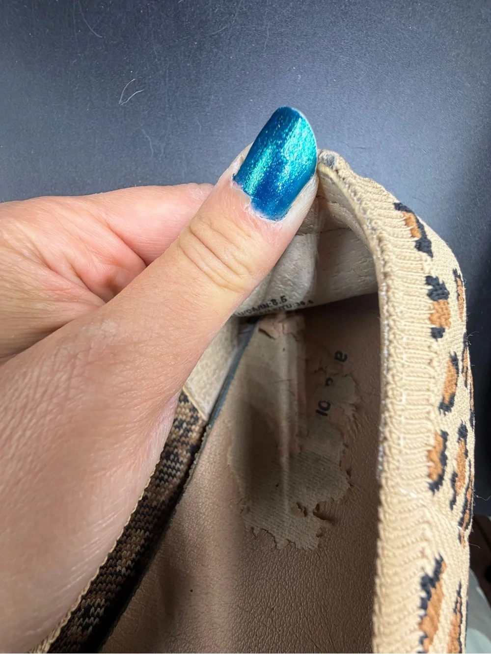 Leopard Print Ballet Flats - Beige Leopard Women's Shoes